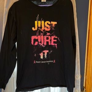 “Just Cure It” Breast Cancer Awareness Tee.